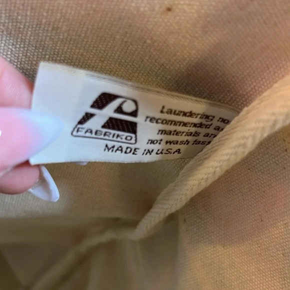 Vintage SSI Southwestern Aztec Pattern Tote Bag NYNEX Logo Woven Carryall - Picture 9 of 10